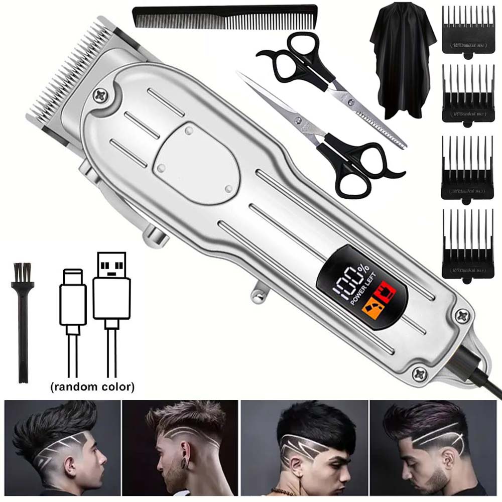 Men'S Grooming Guide - Professionelle Haarschneidemaschine für Männer - Kabellose