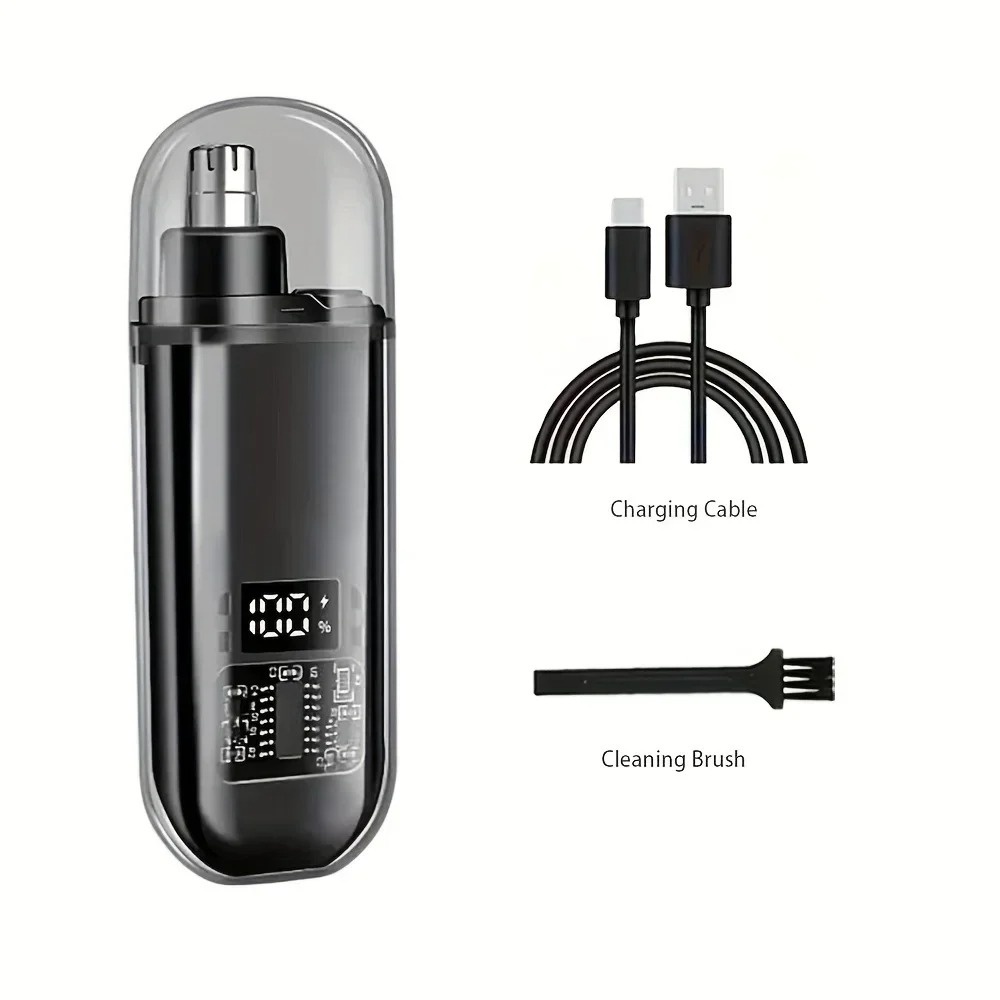 Men'S Grooming Hair Removal - Elektrischer Mini-Nasen- und Ohrenhaarschneider, kompakt, tragbar,