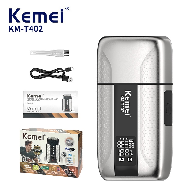 Men'S Grooming Razor - Kemei T402 Professioneller Barber-Folienrasierer für Männer,