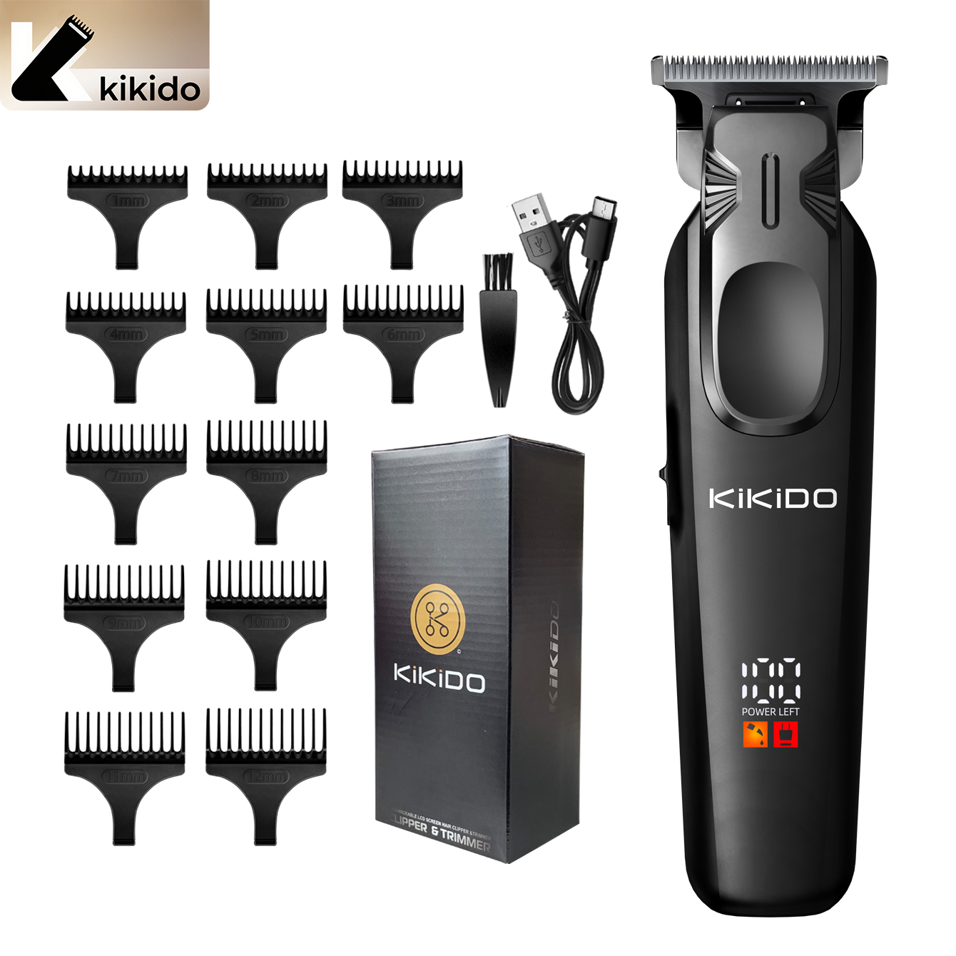 Men'S Grooming Guide - KiKiDo Elektrischer Haarschneider, kabellos, über USB