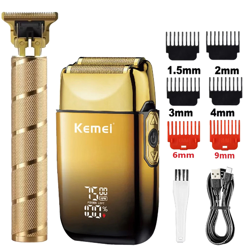 Men'S Grooming Razor - Kemei KM-TX10 T9 Haarschneider Elektrischer Rasierer