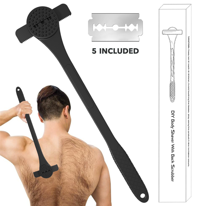 Flexibler Rückenrasierer mit l – Men'S Grooming Hair Removal Bewertung und Preis