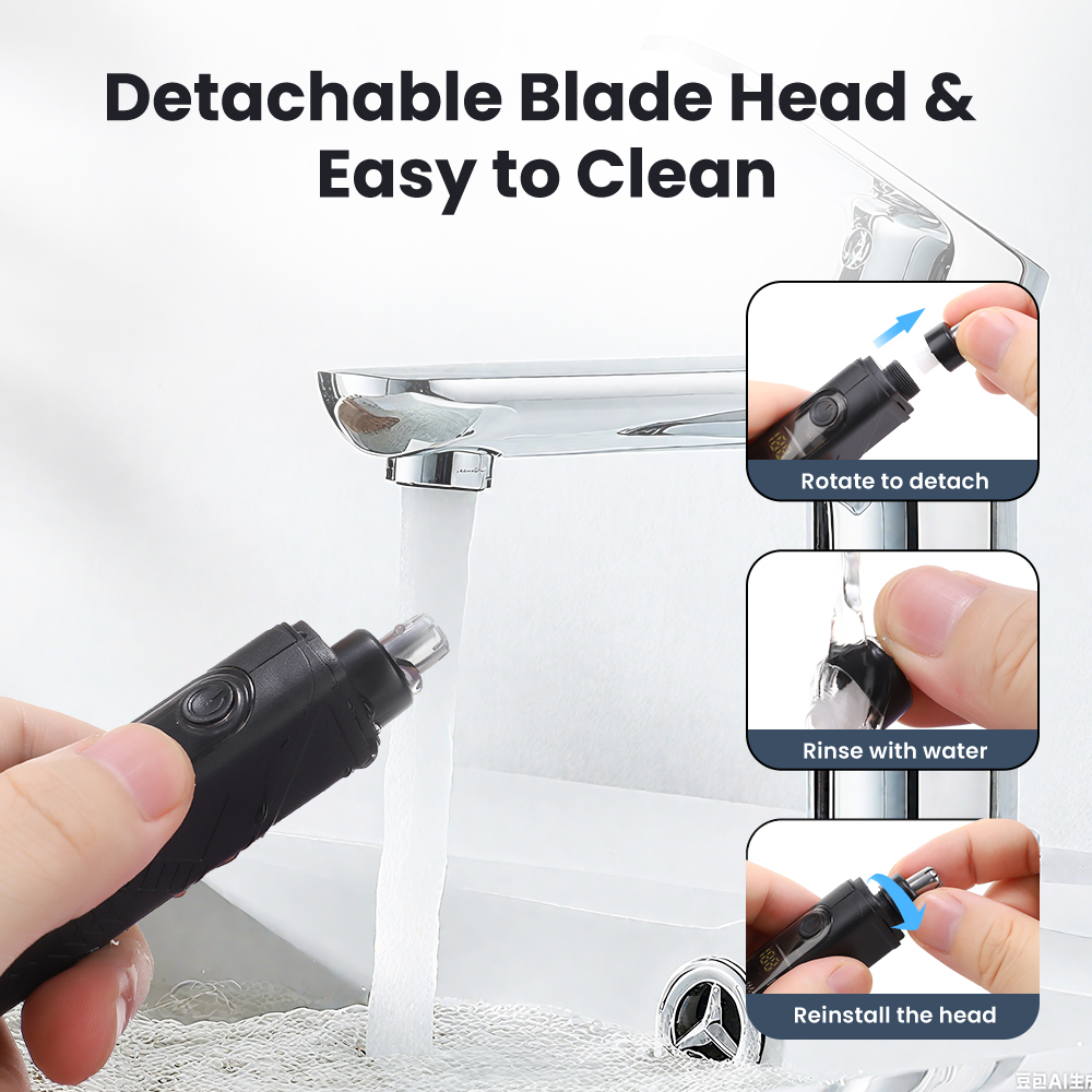 Wiederaufladbarer Nasenhaarsch – Men'S Grooming Hair Removal Bewertung und Preis
