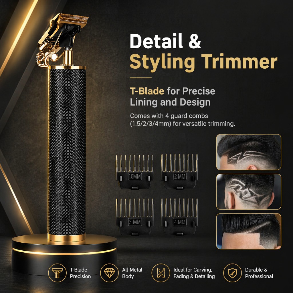 Professionelles 4-in-1 Haarsch – Men'S Grooming Guide Bewertung und Preis